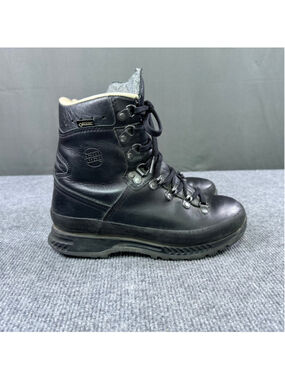 Hanwag Boots W 6.5 M 5.5 UK 4.5 Special Forces GTX Vibram Hiking Gorpcore Black